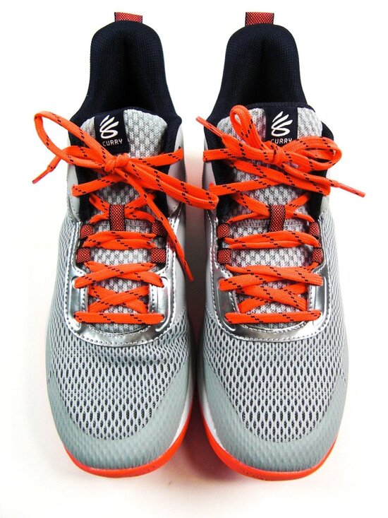 Under Armour Curry 3Z6 Grey/Solar Red Basketball Sneakers/Shoes Men\'s Sze 10.5 main image 6
